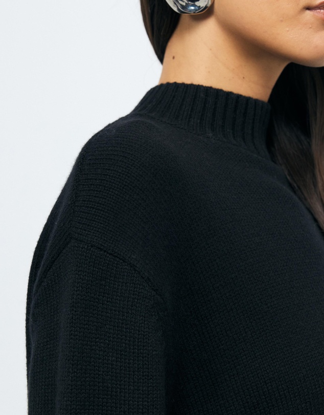 AERE - Elora Wool Blend Knit Dress
