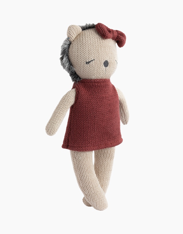 Living Textiles - Knitted Animal Toy - Helen the Hedgehog