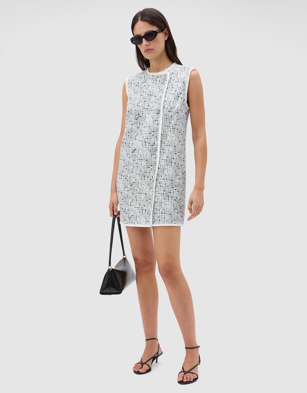 Oroton - Tweed Button Shift Dress