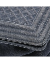 Pre-Loved by Azura Reborn - Pre-Loved Medium Embossed Denim Boy Flap