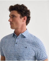Oxford - Milo Printed Jersey Polo