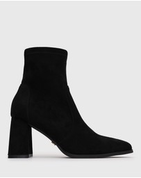 Betts - Honour Faux Suede Stretch Sock Boots