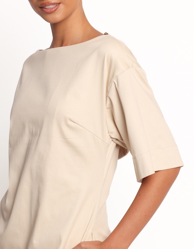Petal & Pup - Thorne Mini Dress - Beige