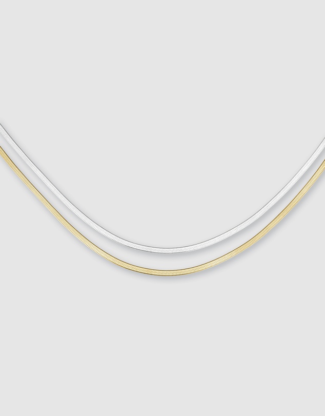 Rosefield - Snake Necklace Two Tone