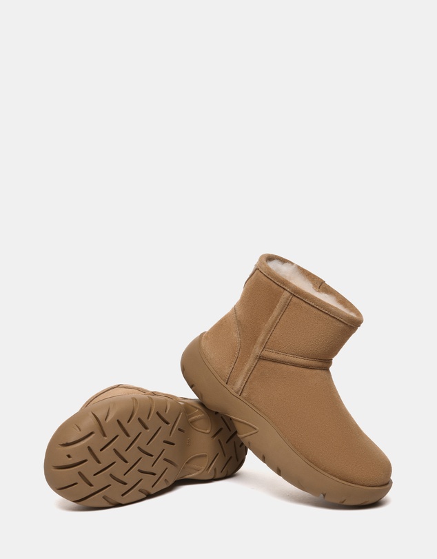 EVERAU - Australian Shepherd Ugg Salma Mini Cow Suede Upper UGG Boots