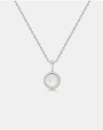 Ania Haie - Ania Haie Silver Mother of Pearl Pendant Necklace