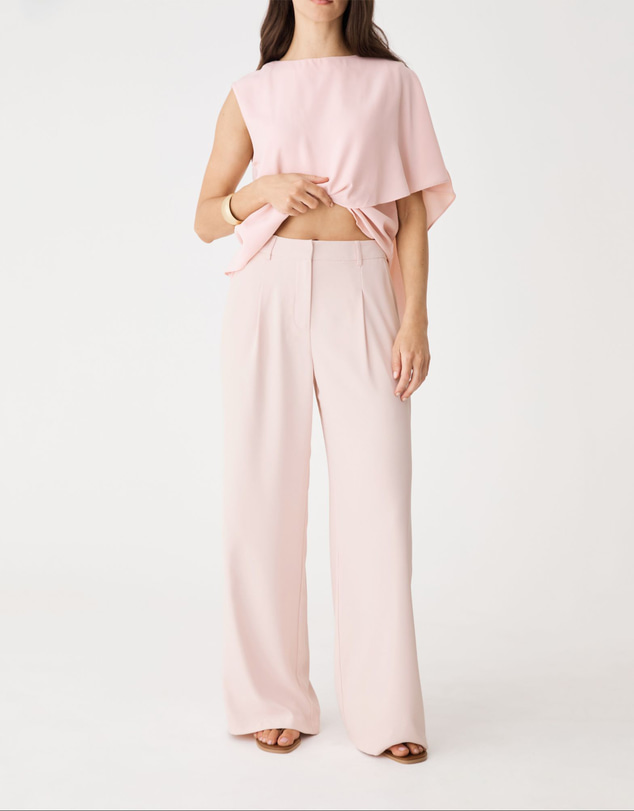 Forcast - Daphne Pleated Crepe Pants