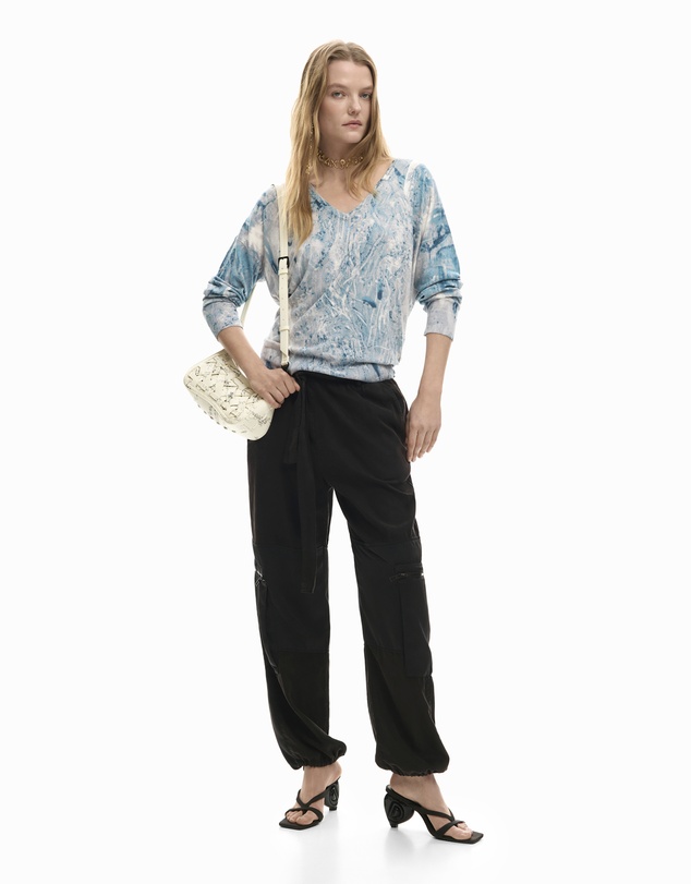 Desigual - Fine collage sweater
