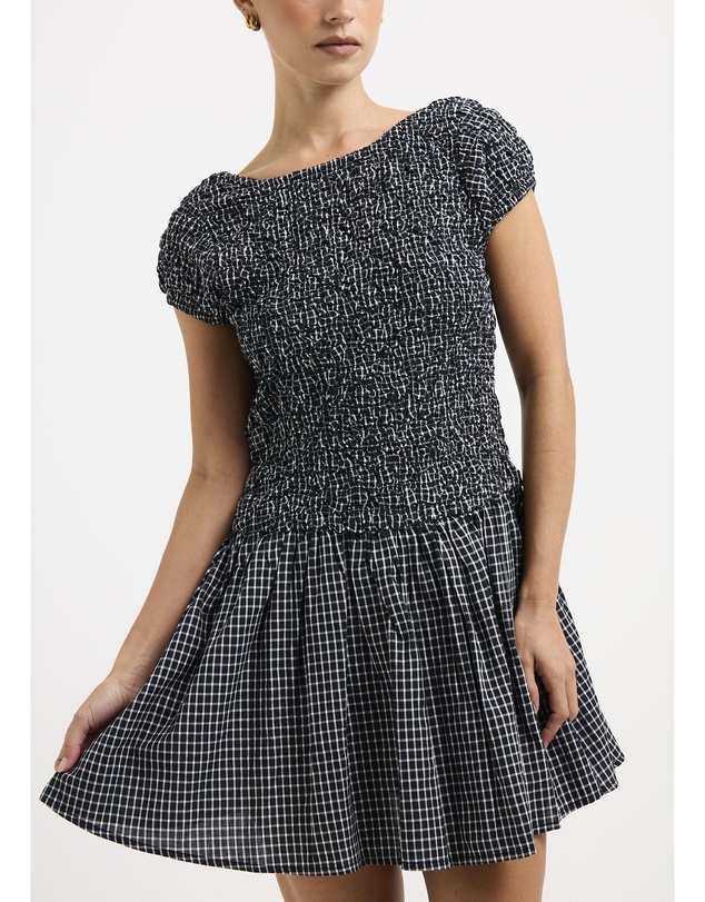 Subtitled - Adari Smocked Mini Dress