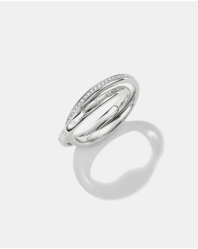 THOMAS SABO - THOMAS SABO Double ring with zirconia
