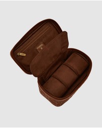 Fossil - Gift Brown Passport Case