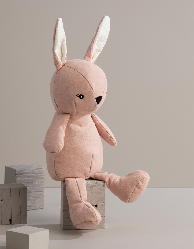Living Textiles - Large Linen Animal - Betty the Bunny