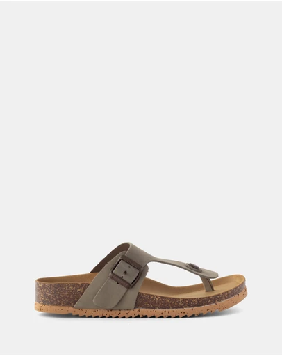 BioNatura - Devina Leather Thong Sandals
