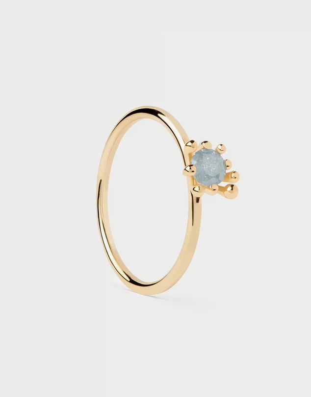 PDPAOLA - Grey Fleur Ring