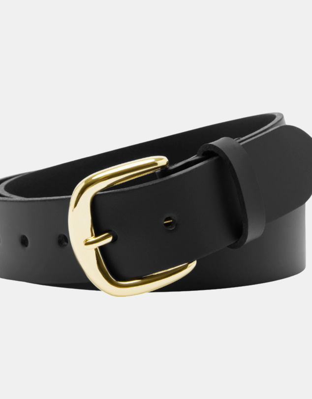 Buckle - Halliday. Australian Made Buffalo Leather Belt. 38mm width.
