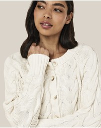 Papinelle - Cosy Cable Cotton Cashmere Cardi