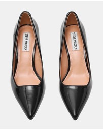 Steve Madden - Brynnn Black Patent Heels