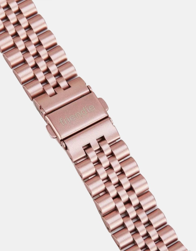 Friendie - Stainless Steel Link Bracelet Band - The Perth - Apple Watch Compatible