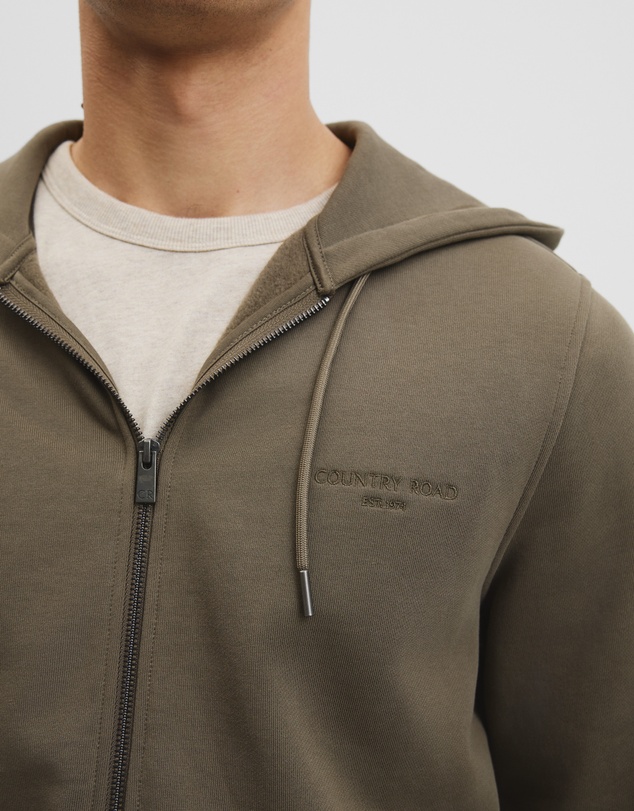 Country Road - Australian Cotton Zip Through Sweat