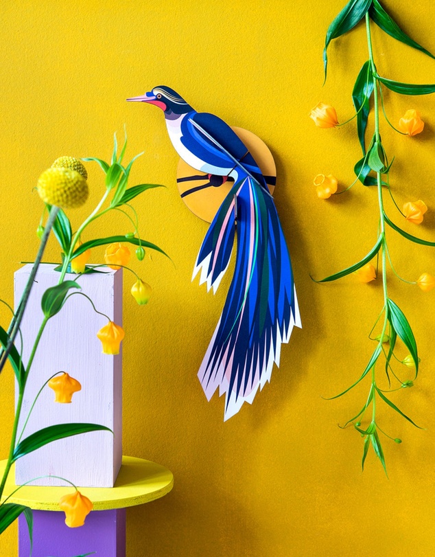 Studio Roof  - Wall Art Paradise Birds (B5) Flores