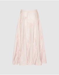 ROTATE - Flower Maxi Skirt