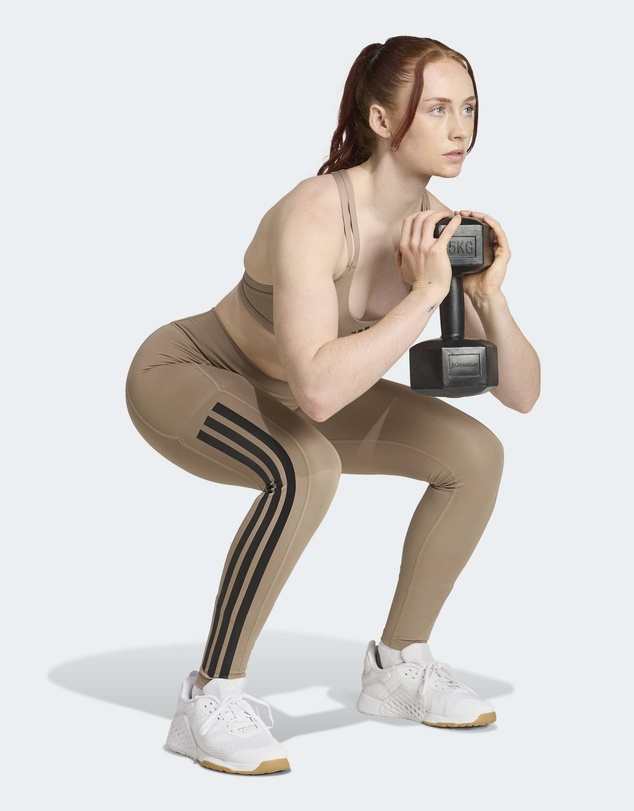 adidas Performance - Optimé 3-Stripes Full Length Leggings Womens