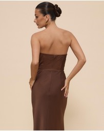 CHANCERY - Jada Strapless Corset Maxi Dress