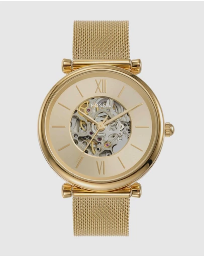 Fossil - Carlie Gold Tone Analogue Watch