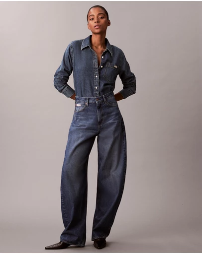 Calvin Klein Jeans - High Rise Barrel Jeans