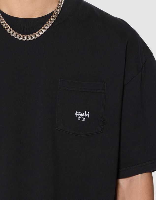 Ksubi - Stamp Ekcess Pocket SS Tee Black