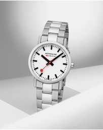 Mondaine - Mondaine Classic Silver Stainless Steel 30mm Watch