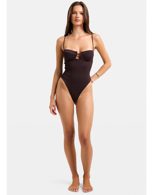 Subtitled - Rib Underwire One Piece