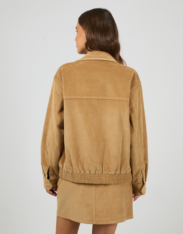 All About Eve - Bambi Cord Bomber Tan