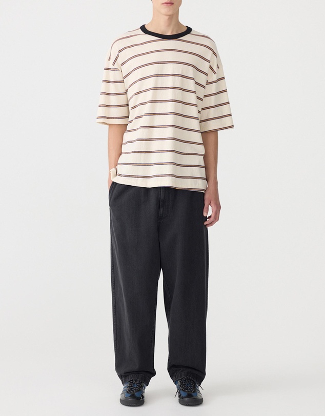Bassike - Stripe Boxy T-Shirt
