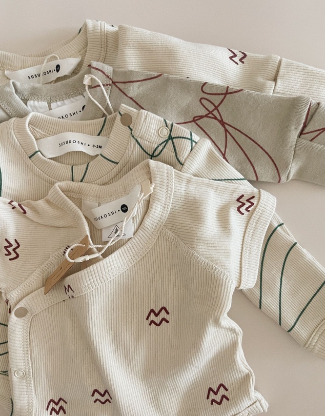 Susukoshi - Kimono Bodysuit Long Sleeves