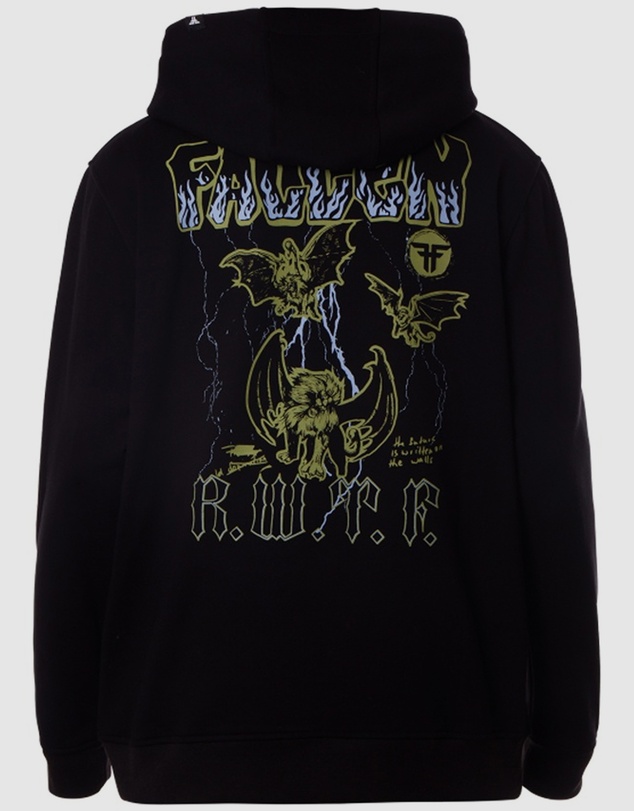 Fallen Footwear - Mens Gargoyle Hoodie Black