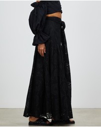 Asilio - Linen Broderie Skirt