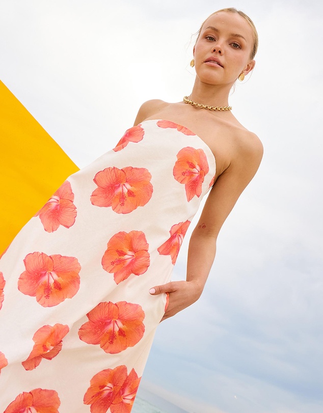 Pasduchas - Brielle Strapless Maxi Dress