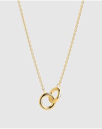 Najo - Embrace Yellow Gold Necklace (42cm+ext)