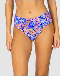 Baku Swimwear - Biarritz Ruched Mid Bikini Bottom