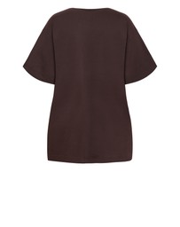 City Chic - Oversized Split Tee