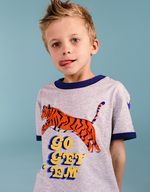 Rock Your Kid - Retro Ringer Tee - Kids