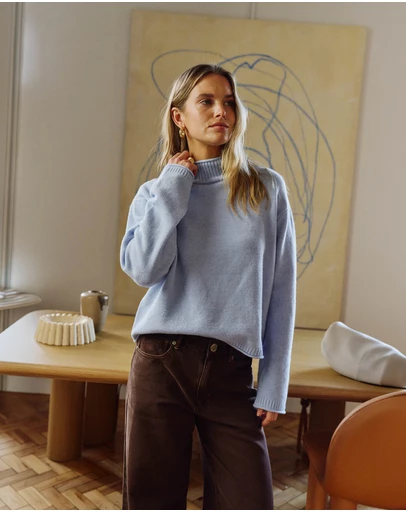 Ceres Life - Finley Funnel Neck Knit