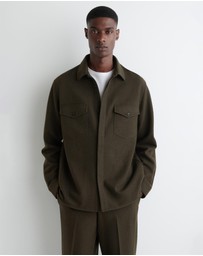 COS - Relaxed Boiled-Wool Overshirt