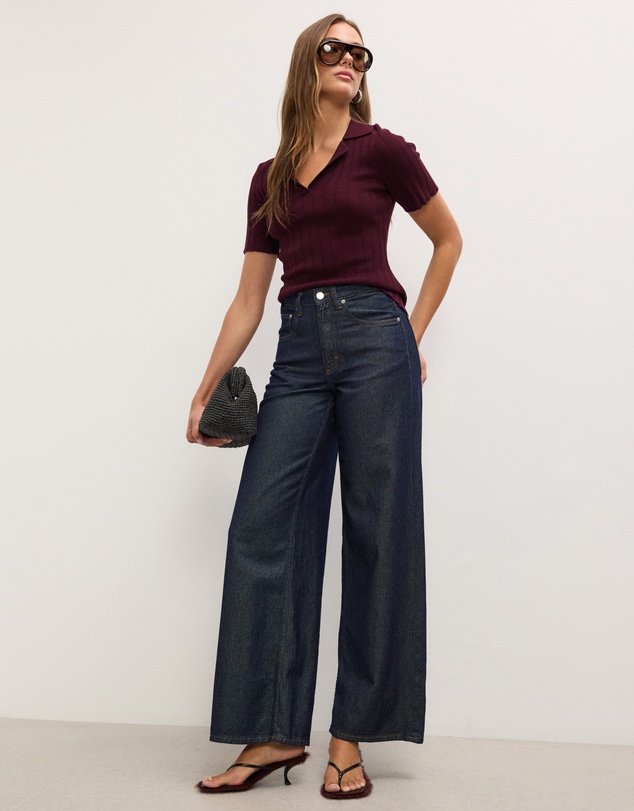 The Fated - Miles Collared Knit Top