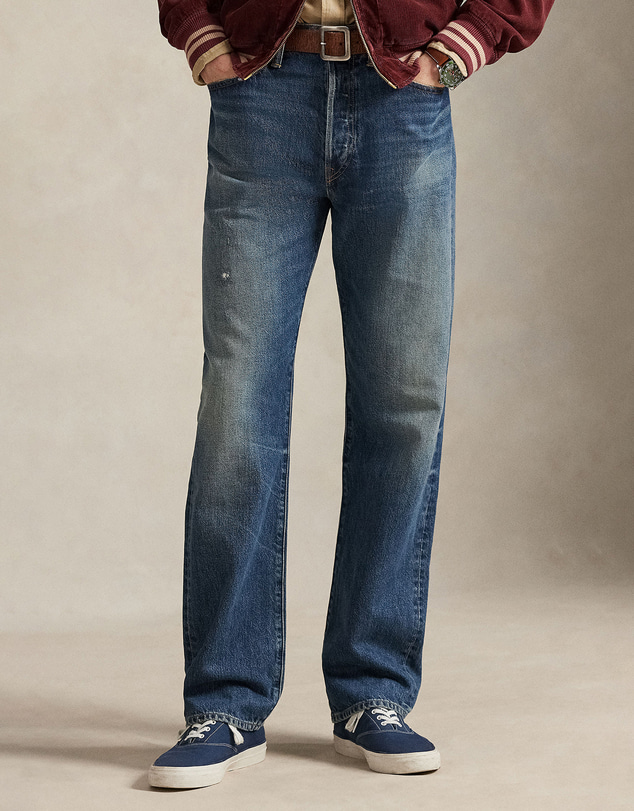 Polo Ralph Lauren - ICONIC EXCLUSIVE - Heritage Straight Distressed Jeans
