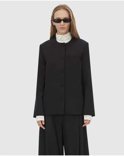 CAMILLA AND MARC - San Fitted Collarless Jacket