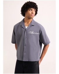 Black Noise White Rain - El Porter Short Sleeve Shirt
