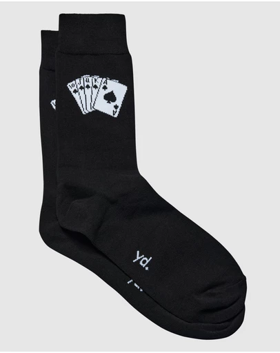 yd. - Royal Flush Pun Sock