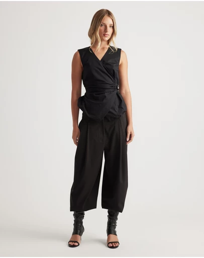 Decjuba - Ava Belted Wrap Top